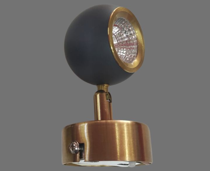 Goldstar LED Spot Light LX385 Gold And Black body (SL37)  Warm White Light